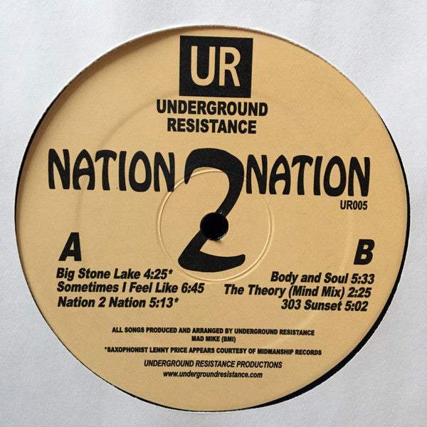 underground resistance レコード