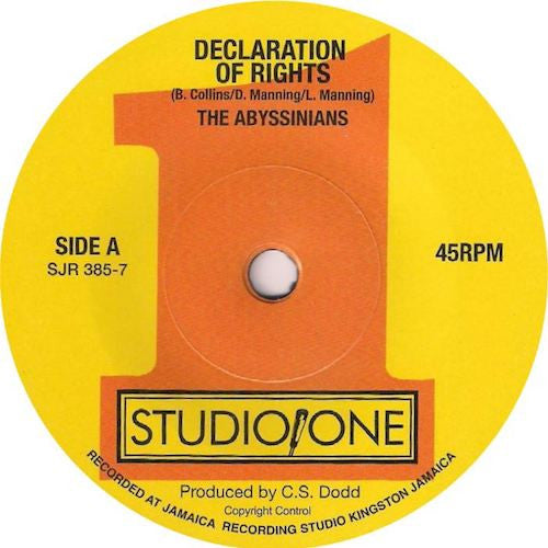 The Abyssinians - Declaration of Rights - 7