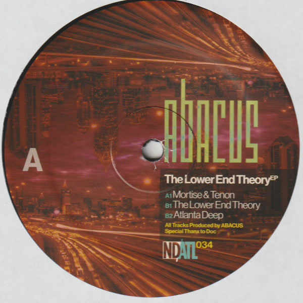 Abacus - The Lower End Theory EP - 12" - NDATL Muzik - NDATL034