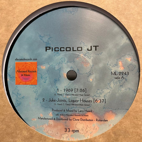 Piccolo JT / Rio Love - 12" - Alleviated Records - ML-2243