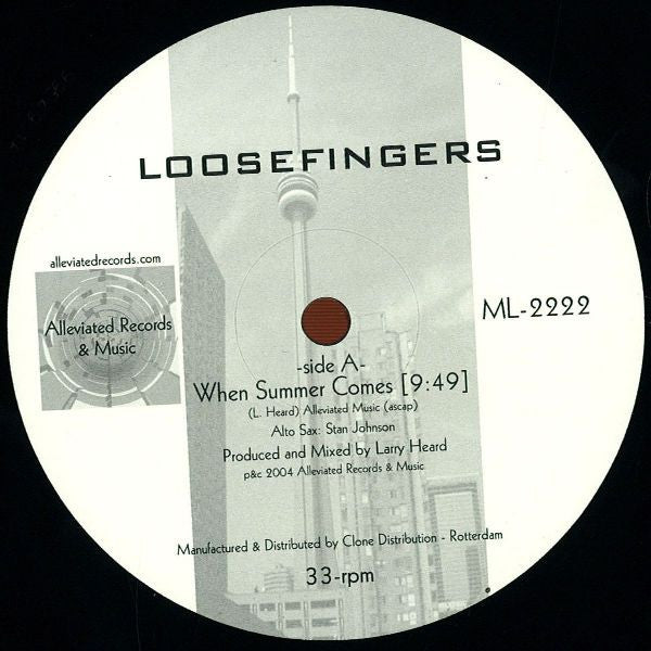 Loosefingers ‎– When Summer Comes - 12" - Alleviated Records - ML-2222